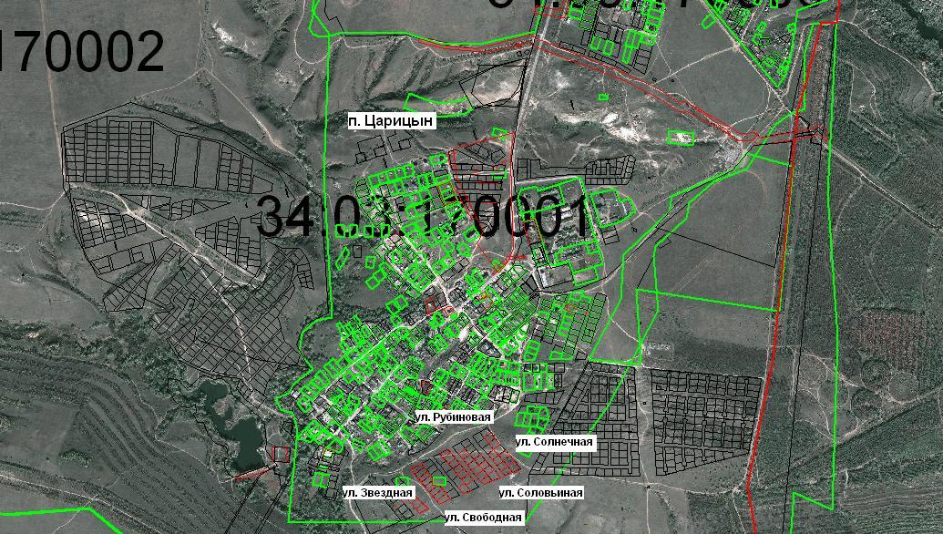 Карта реестра земельных участков московской области